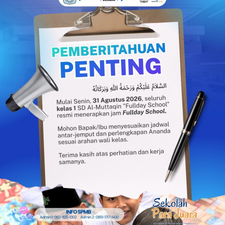 The Next Milestone: Membangun Kemandirian Anak Melalui Transisi Fullday School